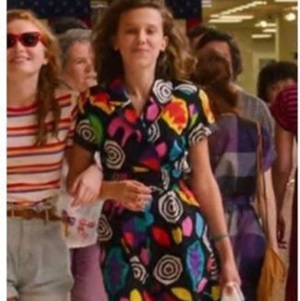 NWT Stranger Things Halloween costumes Eleven Kids Youth Size L Multicolor